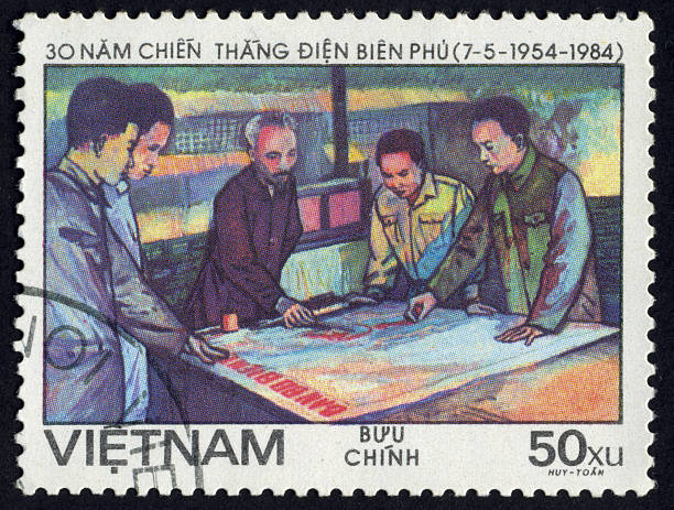 istock Anniversary of Dien Bien Phu battle postage stamp 121118806