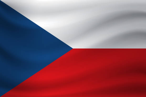 istock Waving flag of Czech Republic. Vector illustration 1211188451