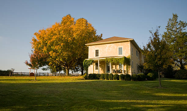 Chester County Pennsylvania Farm House stock photo