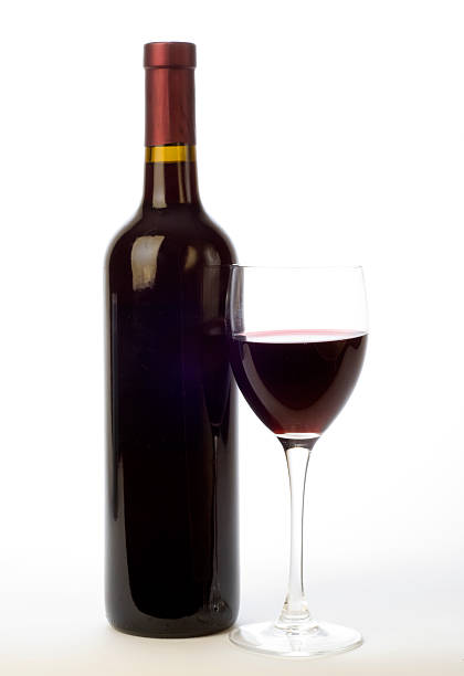 istock Generic Wine Bottle and Glass of  Red 121119184