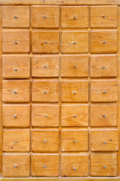 istock Wooden closet with drawers 1211195977