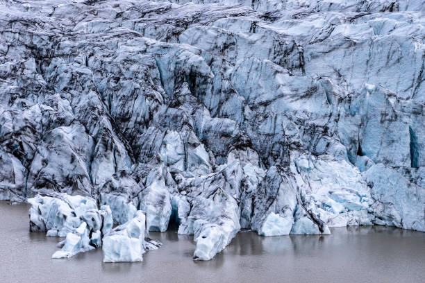 istock Glacier details with ash in the ice - Iceland 1211196750
