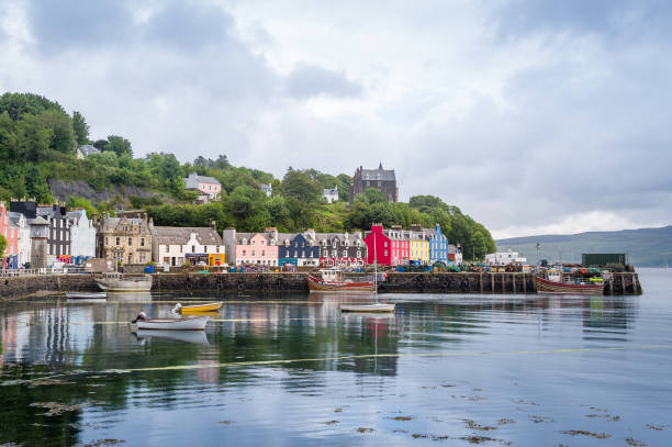 istock Tobermory old town embankment 1211198743
