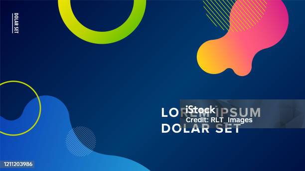 Text Graphics For Presentations Presentation Title Slide Design Layout With Fluid Gradient Graphics And ...