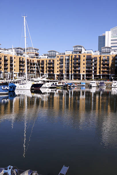 istock St Katharine Docks in London, England 121120979