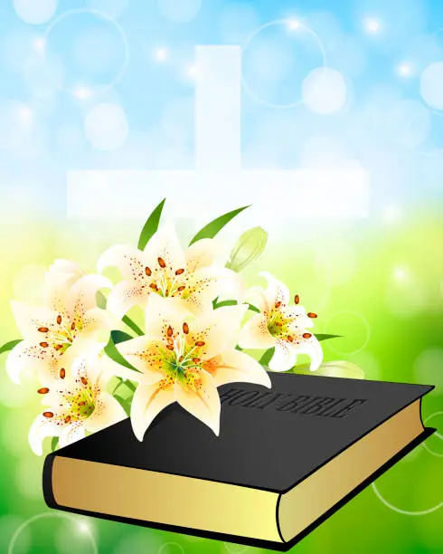 Vector illustration of Holy Bible
