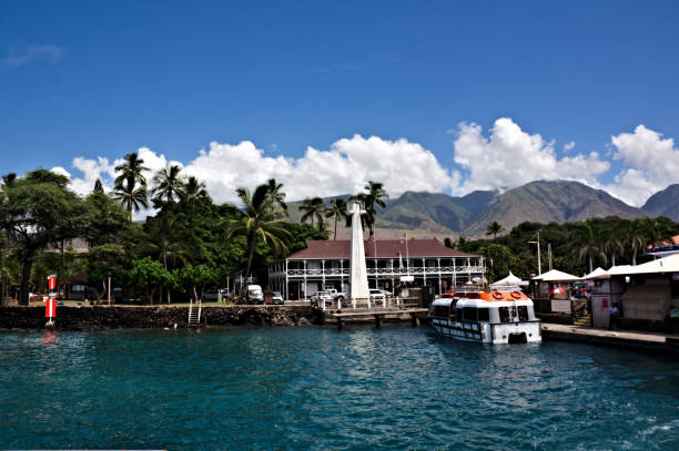 lahaina maui - porto - lahaina foto e immagini stock