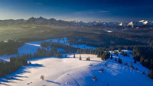 istock Stunning Tatra mountains at sunrise in winter 1211220740