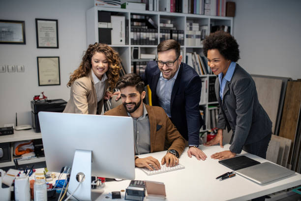 istock Business people working in office 1211220987