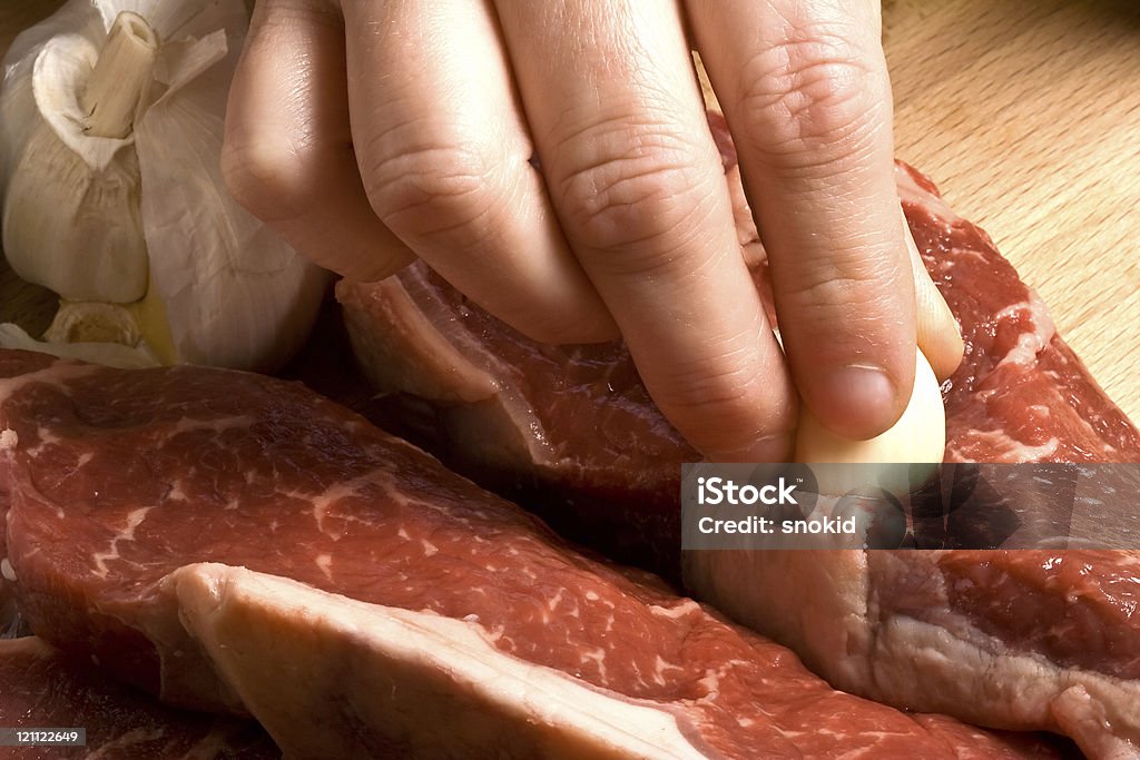 Carne - Foto de stock de Ajo libre de derechos