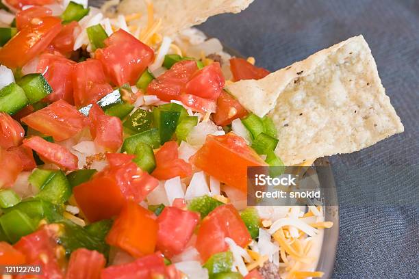 Mexican Bean Dip Stock Photo - Download Image Now - American Culture, Backgrounds, Baked