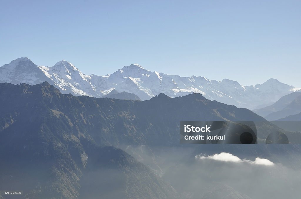 Eiger-Mönch-Jungfrau - Lizenzfrei Alpen Stock-Foto