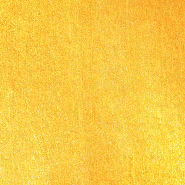 istock Shiny yellow leaf gold foil texture background 1211230788