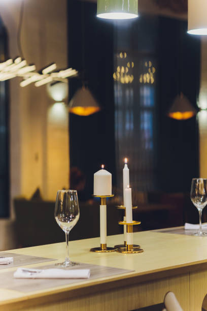 istock beautifully served table in a restaurant Luxury holiday place. 1211232202