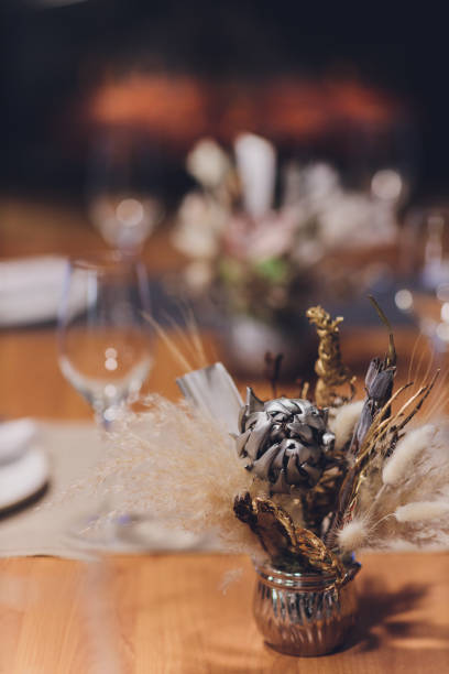 istock beautifully served table in a restaurant Luxury holiday place. 1211232215