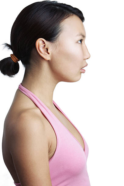istock Asian girl profile 121123491