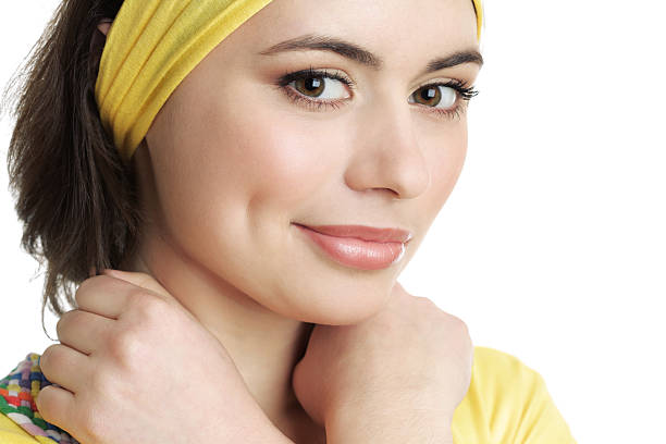 istock Young woman portrait 121123494