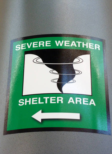 Severe Weather Shelter stock photo