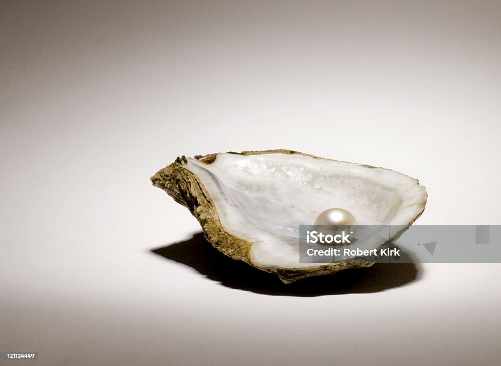 オイスターシェルとパール - 真珠貝のロイヤリティフリーストックフォト