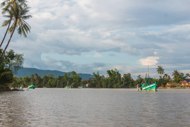 The Kampot river in Bokor National Park, Cambodia
