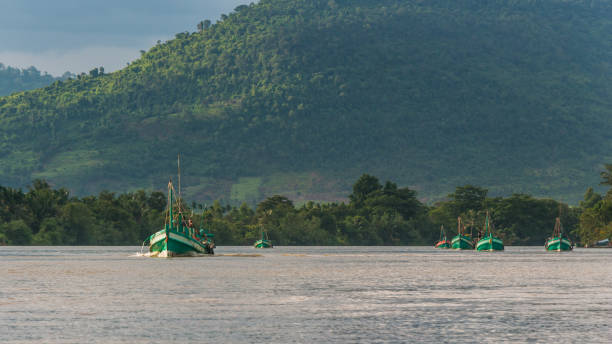 The Kampot river in Bokor National Park, Cambodia