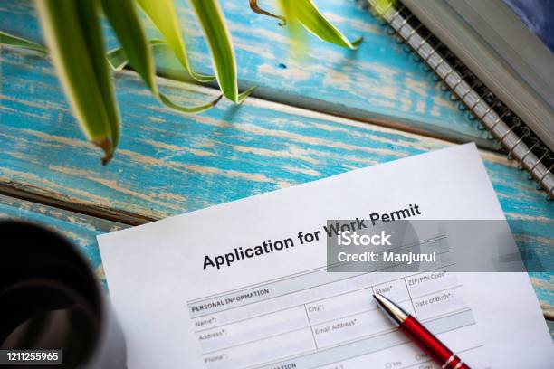 Foreign Worker Applying For Work Permit Stock Photo - Download Image ...