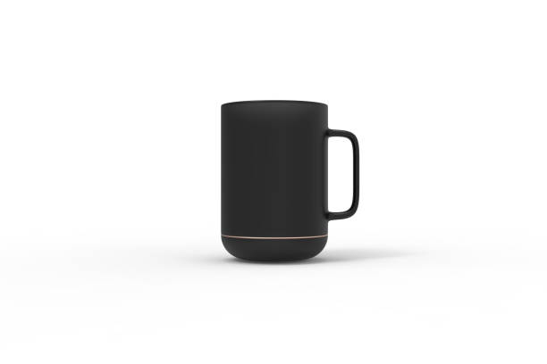 istock black mug isolated on white background mock-up, copy space stock photo 1211258656