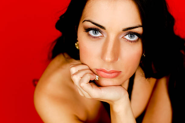 istock Beautiful woman portrait 121126480
