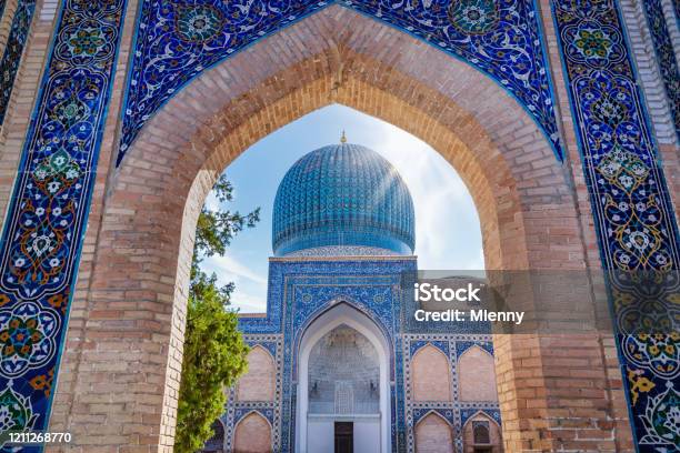 Gur Emir Mausoleum Samarkand Uzbekistan Amir Timur Tomb Samarqand Stock Photo - Download Image Now