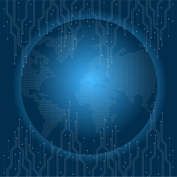 Earth Rotation Vr 240+ Earth Rotation Simulation Stock Illustrations, Royalty-Free Vector ...