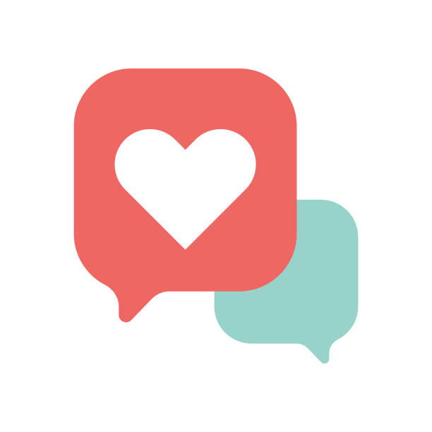 emoticon design online-messaging gedankenblasen - dating stock-grafiken, -clipart, -cartoons und -symbole