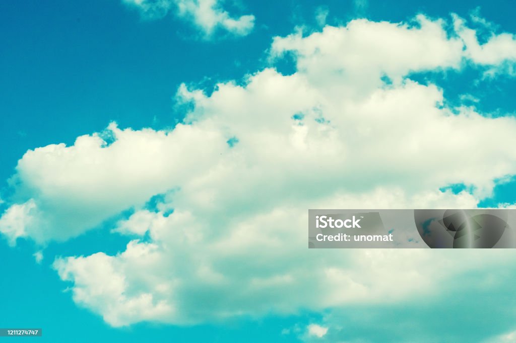 Sky with beautiful clouds weather nature cloud blue Sky with beautiful clouds weather nature cloud blue, toned Atmosphere Stock Photo