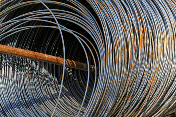istock steel rebar in a construction site in a construction site 1211274919