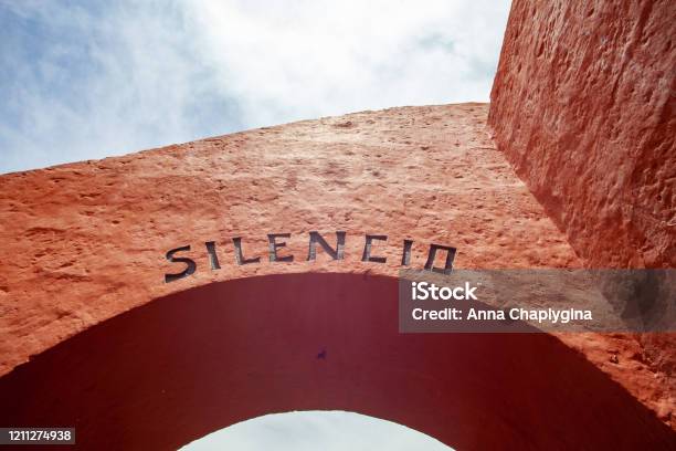 The Arches At The Monastery Of Saint Catalina In Arequipa Peru Stock Photo - Download Image Now
