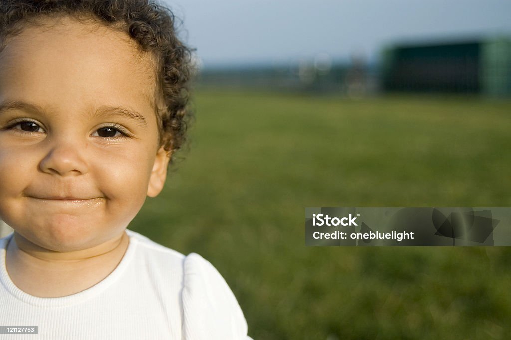 Lächeln baby - Lizenzfrei Weibliches Baby Stock-Foto