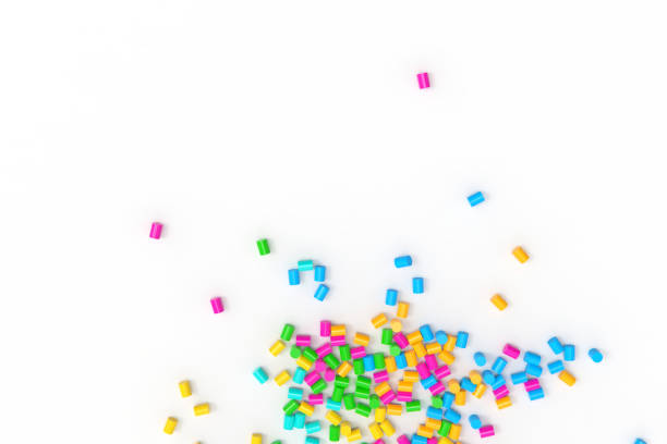 istock 3d rendering sprinkles white background stock photo 1211278560