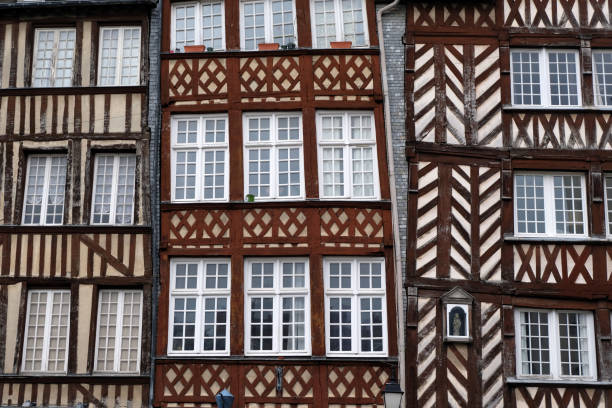 istock Half-timbered houses in Rennes 1211279828