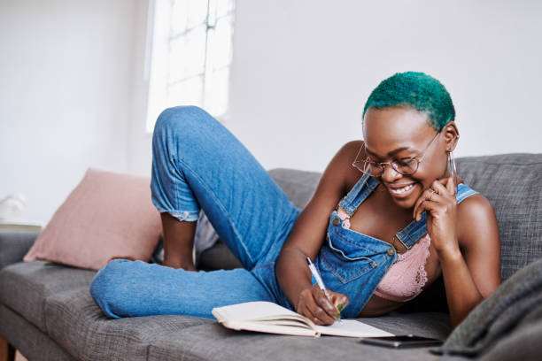 istock Writing comes as natural as breathing to her 1211280912
