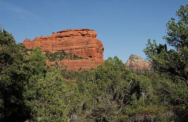 Rock Formation near Sedona stock photo