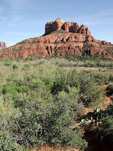 Cathedral Rock near Sedona stock photo