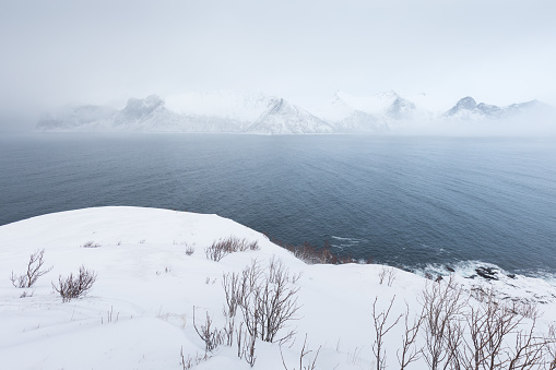 Norway landscape in winter season