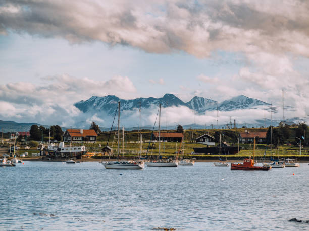 istock Sunset in Ushuaia, Patagonia 1211296205