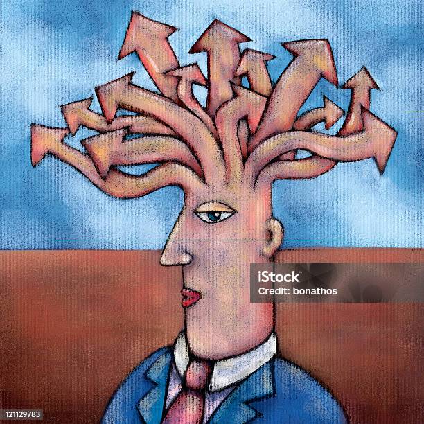 Many Ideas Many Ideas Stock Illustration - Download Image Now - Contemplation ...