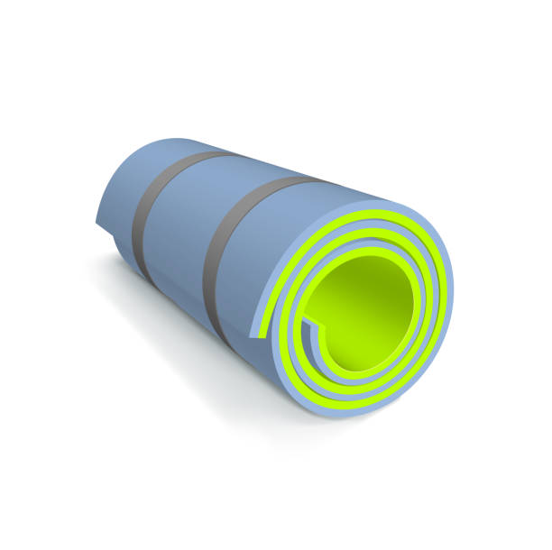 istock Reversible yoga mat. Fitness equipment 1211298574