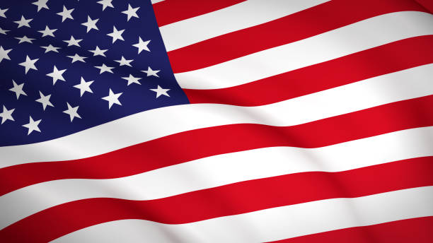 istock Waving USA (United States) national flag 1211307801