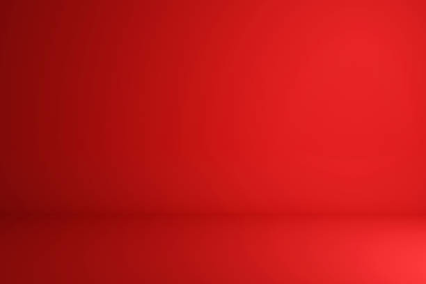 istock Blank red display on vivid summer background with minimal style. Blank stand for showing product. 3D rendering. 1211312667