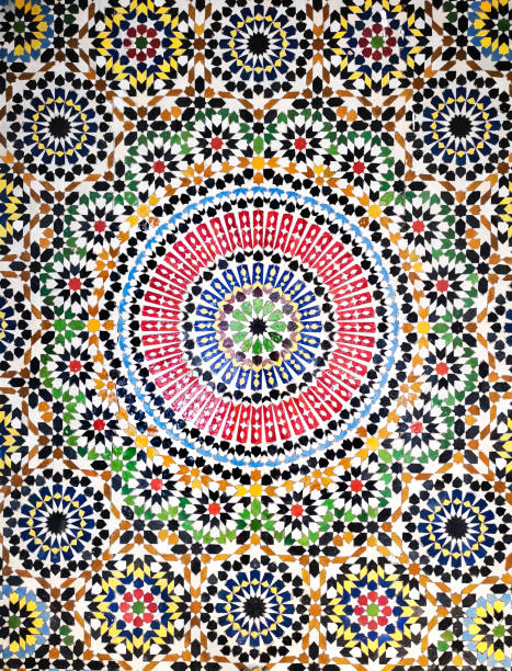istock Moroccan vintage tile in Marrakesh, Morocco 1211317930