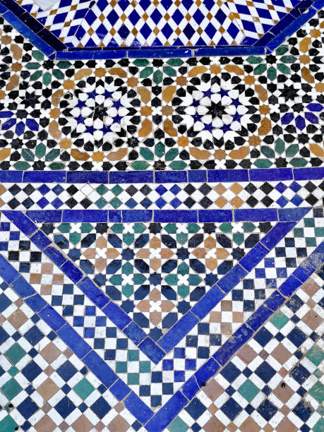 istock Moroccan vintage tile in Marrakesh, Morocco 1211318047