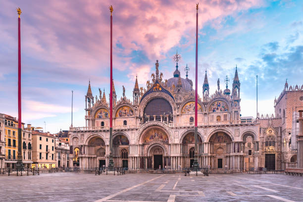 istock San Marco square at sunrise. Venice, Italy 1211318254