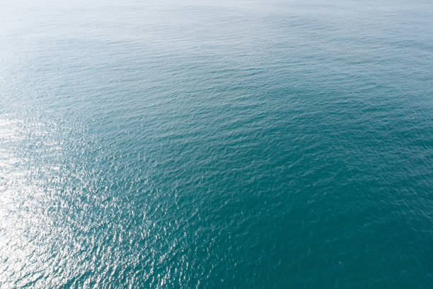 istock Drone aerial view of sea wave surface 1211319365